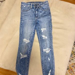 American eagle super hi-rise jeggings